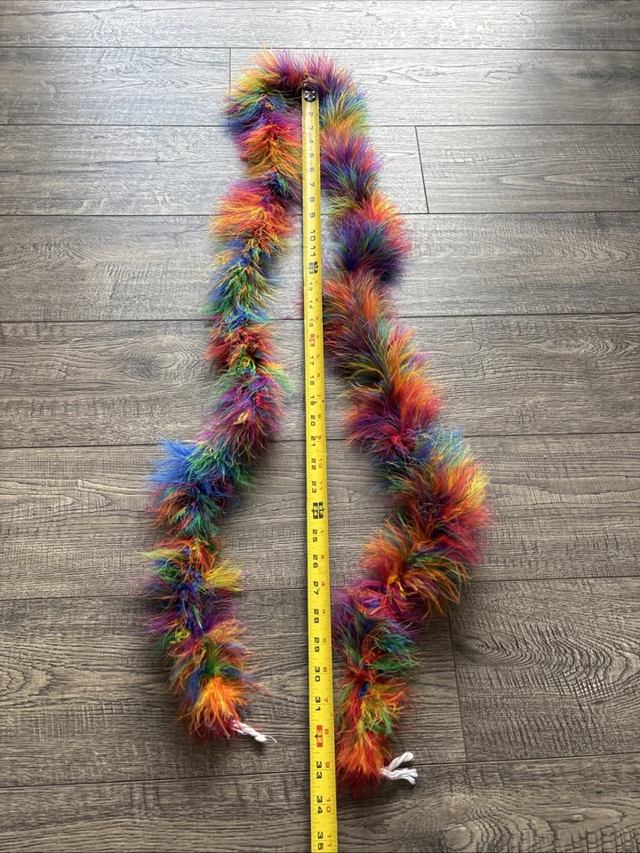Multi Color Feather Boa one size - Image 3 of 4