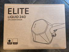 Cooler Master Elite Liquid 240 CPU Liquid Cooler, Dual-Chamber Pump BRAND NEW