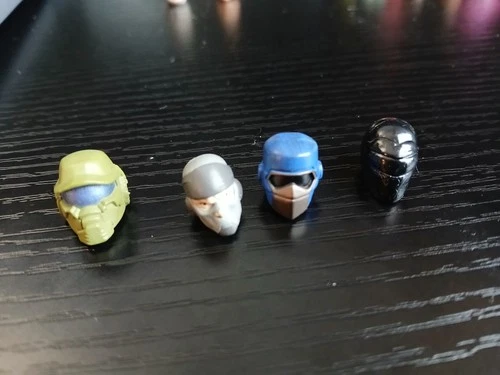 Lot 2 Heads. G.I.JOE Hasbro Action Figure Fodder 3.75 Lot Heads