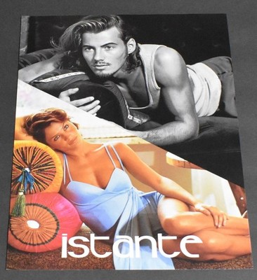 1995 Print Ad Sexy Fashion Long Legs Lady Brunette Istante Dress Beauty Smooth L