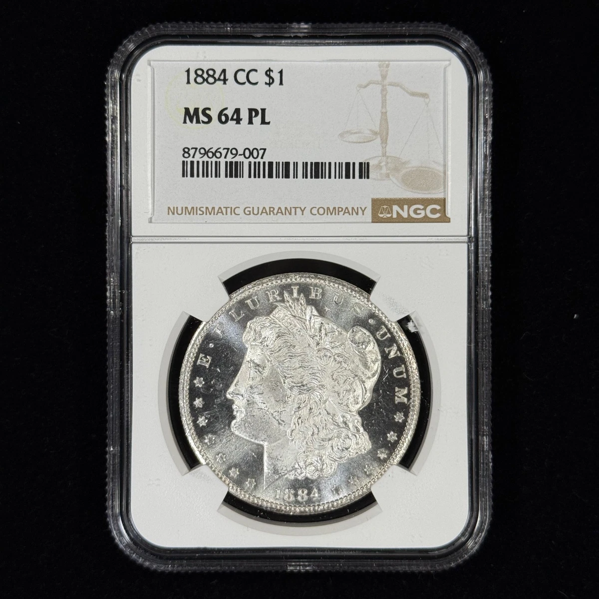 Carson City Grade MS 64 1884 Year Morgan US Dollars (1878-1921