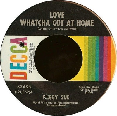 Peggy Sue  / I'm Dynamite / Love Whatcha Got At Home / Vinyl / Country-Rock
