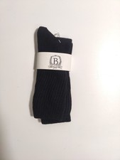 B studio - Women's socks - black- Made in USA - Cotton blend **G6**