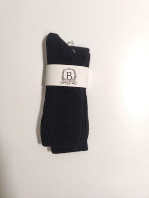 B studio - Women's socks - black- Made in USA - Cotton blend **G6**
