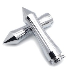 TRHB101-1''- Motorcycle Chrome Handle Grips 1" 25mm Compatible with Harley Road