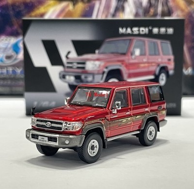 TG Masdi 1:64 Red Land Cruiser LC76 ORV SUV Sports Model Diecast Metal Car New