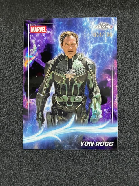Yon-Rogg 2025 Topps Chrome Marvel Studios The Snap Variation 034/150 #97