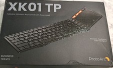 ProtoArc Foldable Keyboard with Touchpad, XK01 TP Folding Portable Keyboard,