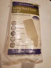 Vintage Ironing Board Cover with Pad Fits European Boards 18 x 49" NOS