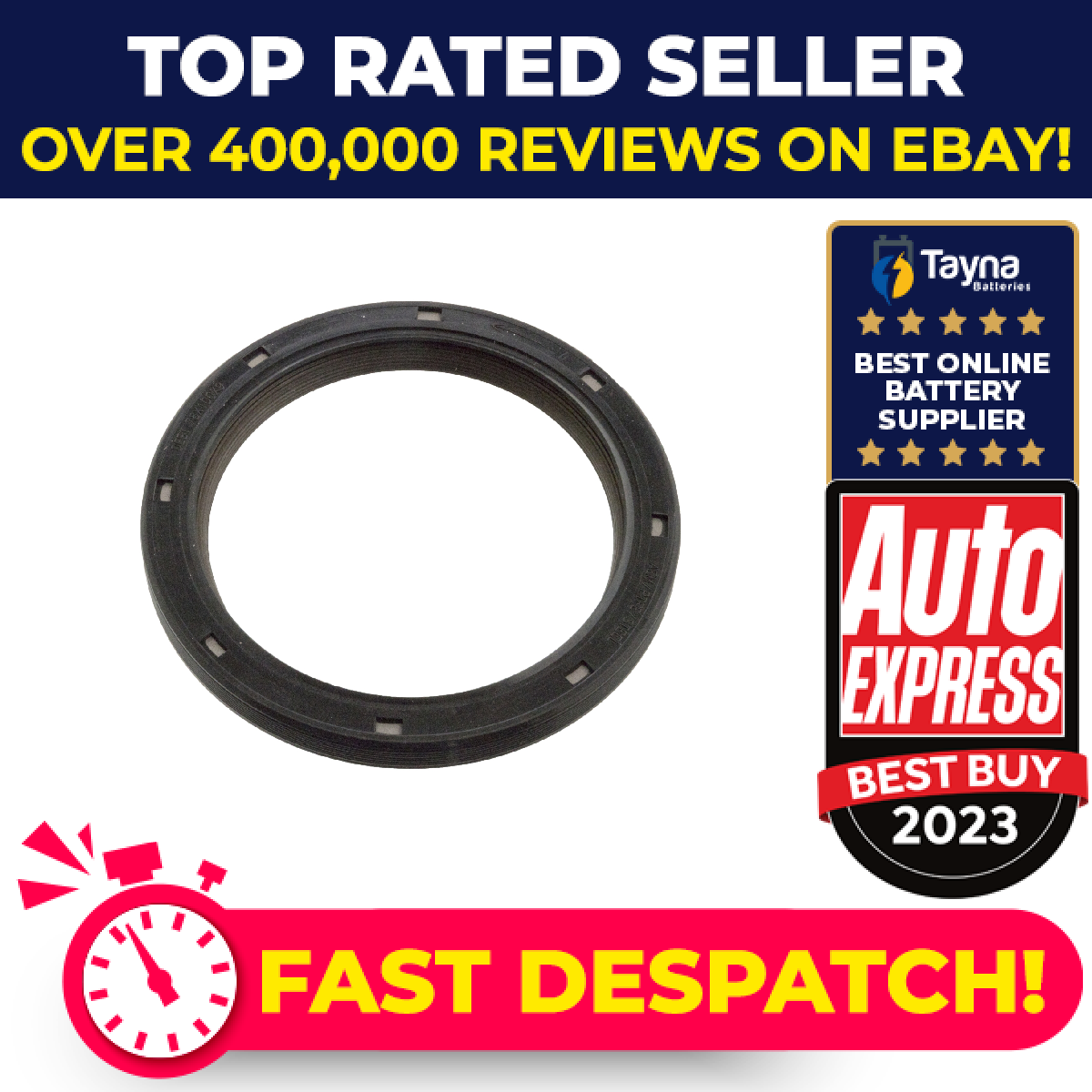 Crankshaft Oil Seal fits VAUXHALL COMBO C, D 1.3D Inner 2004 on 055180937 Febi