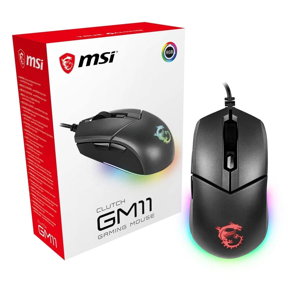 CLUTCH GM11 Gaming Mouse - 5000 DPI Optical Sensor, Symmetrical, 10M+ Click - Image 3 of 4