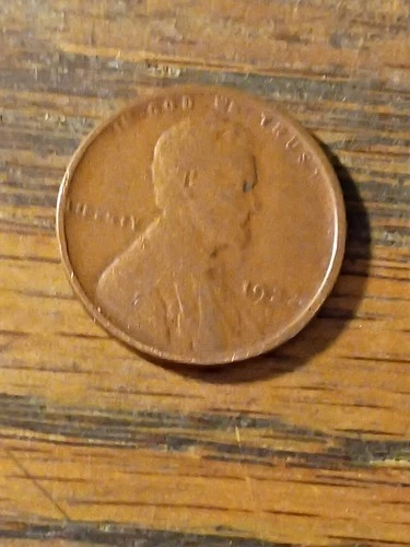 1922 D Lincoln Cent  Good Weak D Strong Reverse
