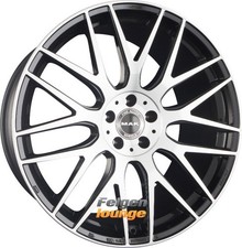 4x MAK ARROW Black Mirror Face 9x18 ET50 5x112 Alufelgen 18 Zoll