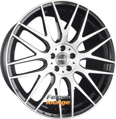 4x MAK ARROW Black Mirror Face 9x18 ET50 5x112 Alufelgen 18 Zoll