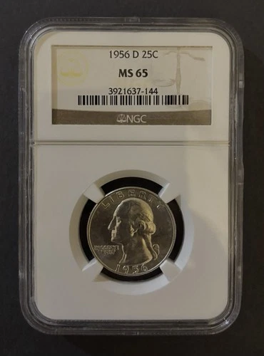 1956-D Washington Quarter NGC MS66