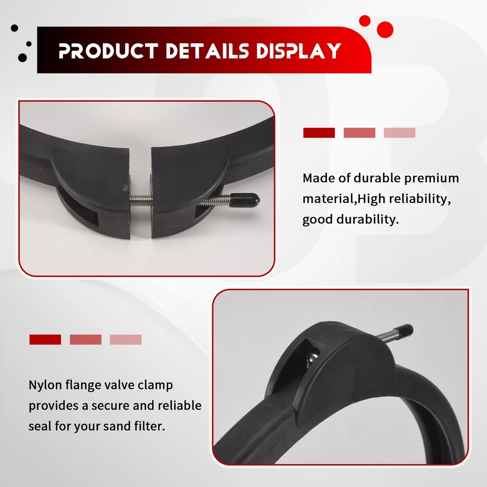 SF90110-1 Abrazadera de Filtro de Piscina para Bomba de Filtro de de6583 - Imagen 4 de 4