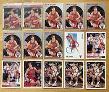 John Paxson Lot Of 15 With 1987-88 Fleer Rookies Chicago Bulls NM-MT
