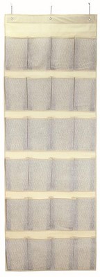 MSV Hängeaufbewahrung Wand Tür Organizer Hängeorganizer Hängeregal 24 Taschen