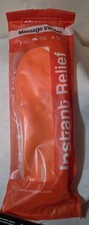NEW stepprs. Instant Relief Massage Insoles - ORANGE Size US Men 7 Women 8