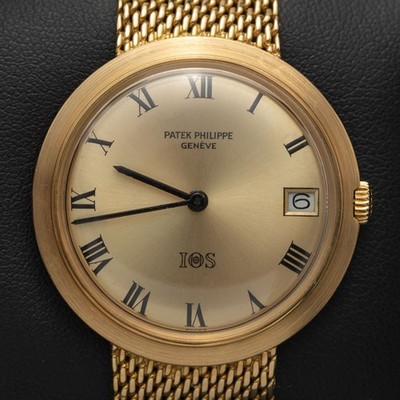 Patek Philippe Calatrava Armbanduhr 3565 IOS 18K Gelbgold Gold Ziffernblatt