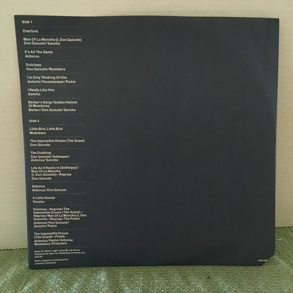 Man Of La Mancha  LP   (Original Motion Picture Soundtrack) - Image 4 of 4