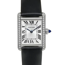 CARTIER Tank Mast W4TA0016 Silver Ladies Used Watch #21211