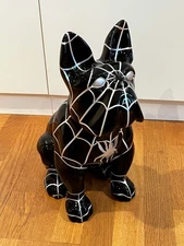 Cool BULLDOG SCULPTURE - Hand Painted By Artist