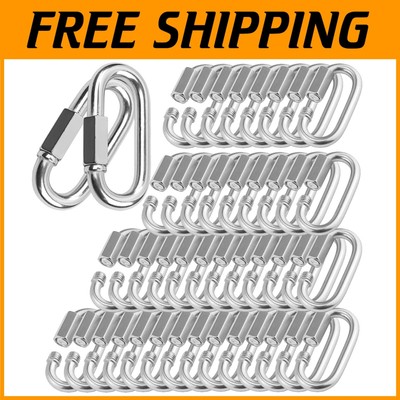 Versatile 100-Piece Heavy-Duty Quick Link Set - Ideal for Indoor and Outdoor Use