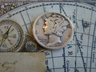 1938-D  LOWER MINTED MERCURY DIME 90% SILVER