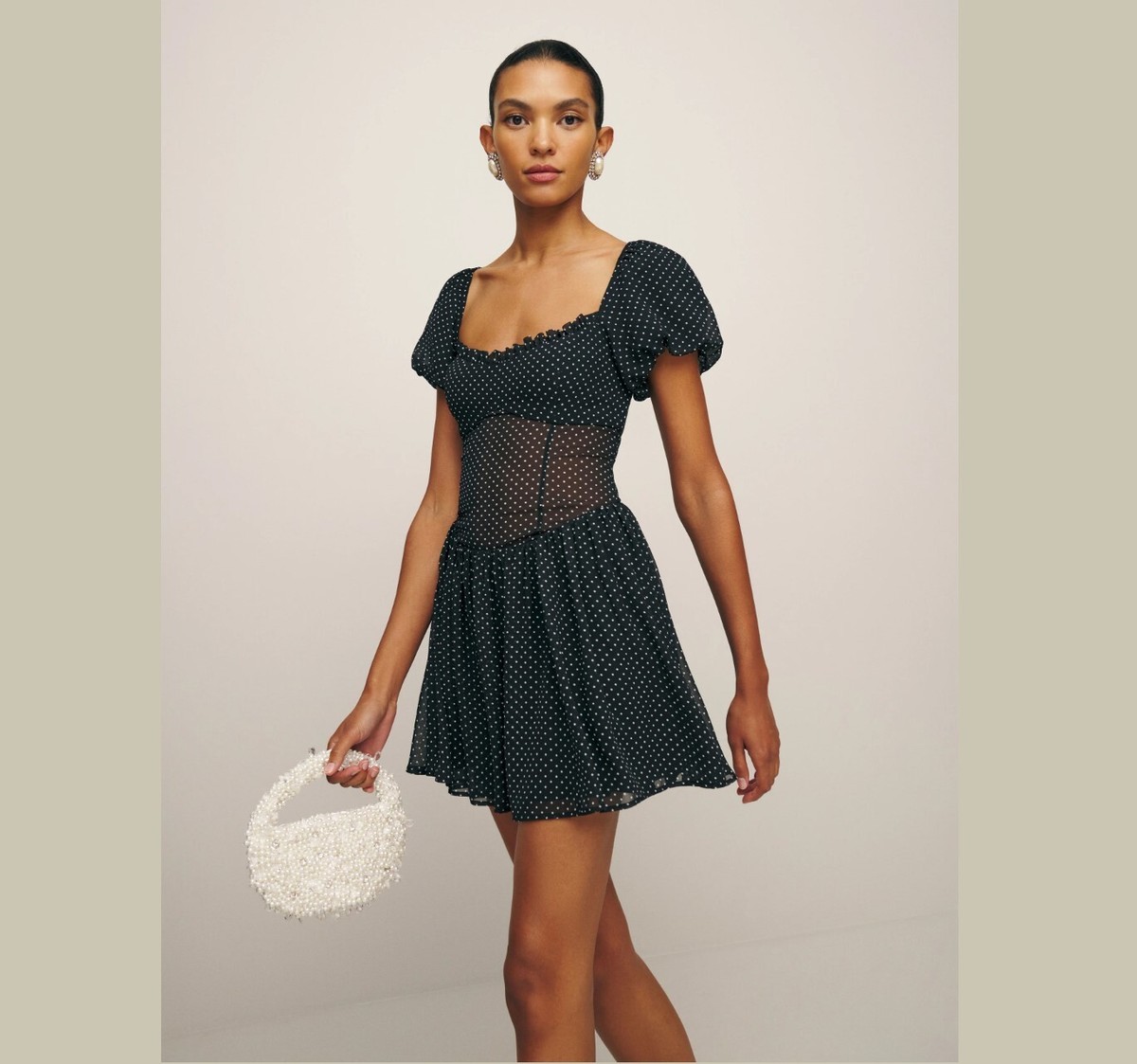 knee length dresses for ladies Ref Davonne Floral Viscose Mini Dress
