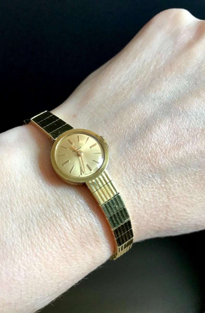 TISSOT, vintage Swiss women's mechanical watch from the 60s