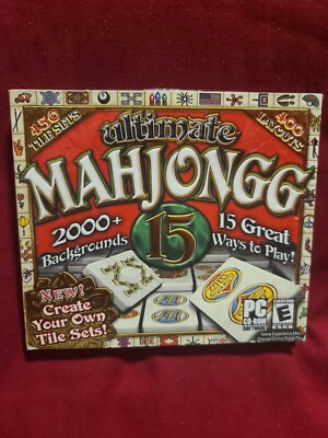 Shelf162C VINTAGE PC GAME/SOFTWARE~ Ultimate mahjongg