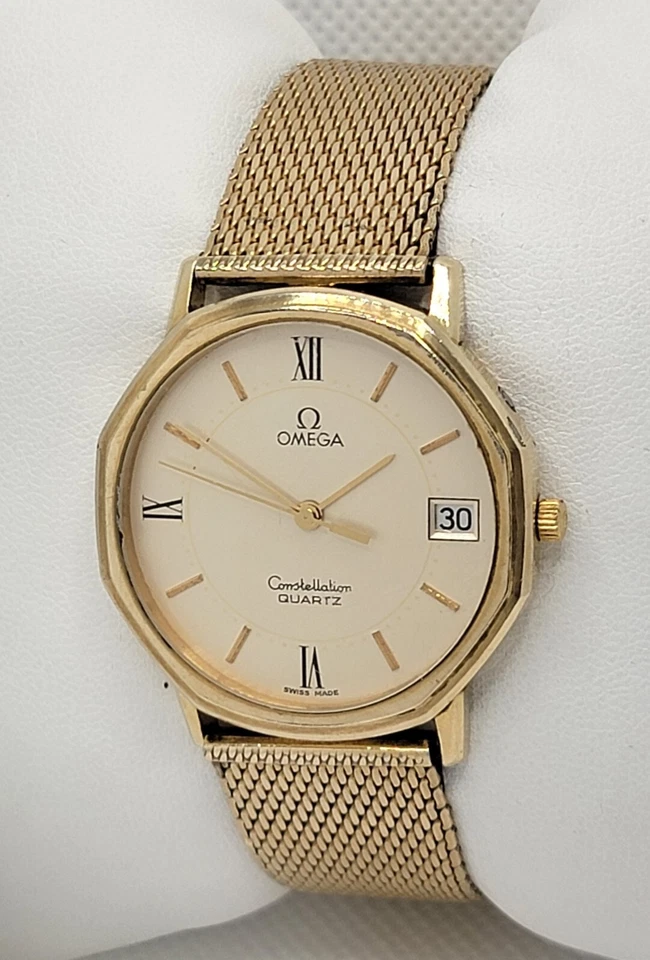 Reloj Pulsera Hombre Omega Constellation Cuarzo Años 80 Cal 1332 Ref 196.0147 J.B. Foto 2 de 4