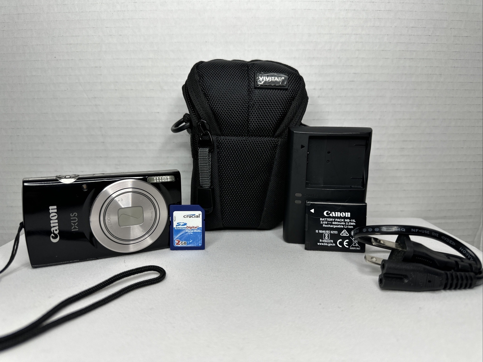 Canon IXUS 185/PowerShot ELPH 180 20MP 8X Optical Zoom Cam Tested