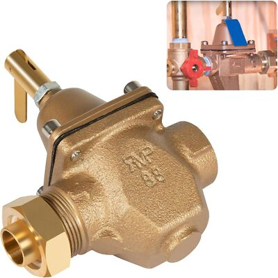 #ad #ad forWatts 1 2#x27;#x27; Bronze Tubular High Capacity Boiler Feed Water Pressure Regulator $84.99