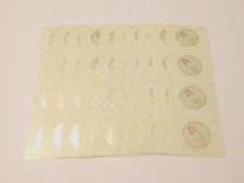 Mrs Grossman's Lot 10 Strips Diaper Pins Pink Girl 2008 Stickers Scrapbooking