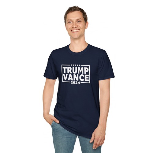 Trump Vance 24 Shirt - MAGA - Unisex Softstyle T-Shirt - Choose your Color!! - Picture 2 of 66