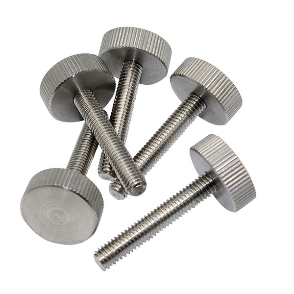 Vite Zigrinata M3 M4 M5 M6 M8 M10 Acciaio Inox Viti A Testa Piatta - Viti Zigrinate-image