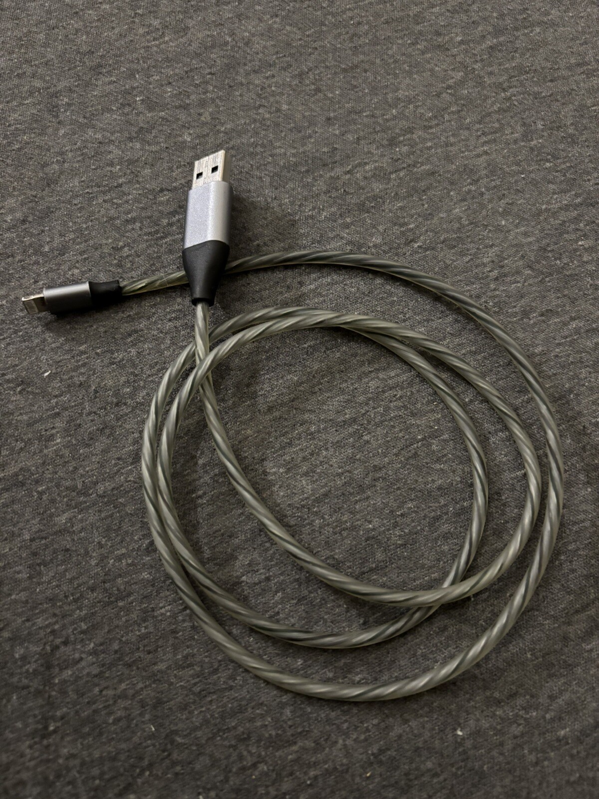 LED iPhone Charger Cord Light Up Lightning Cable | MFi Certified Apple Charge...-image