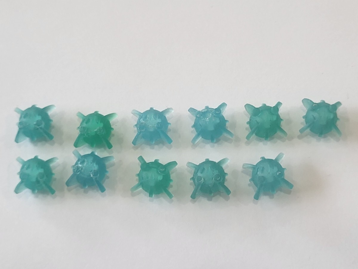 LEGO - Bionicle Shadow Leech, w/ Axel Hole - Rubber - Trans-Light