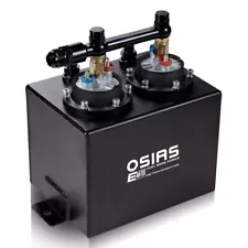 OSIAS 3L Dual Fuel Surge Tank Kit with AN10 Fuel Rail & 2x 044 Fuel Pump US