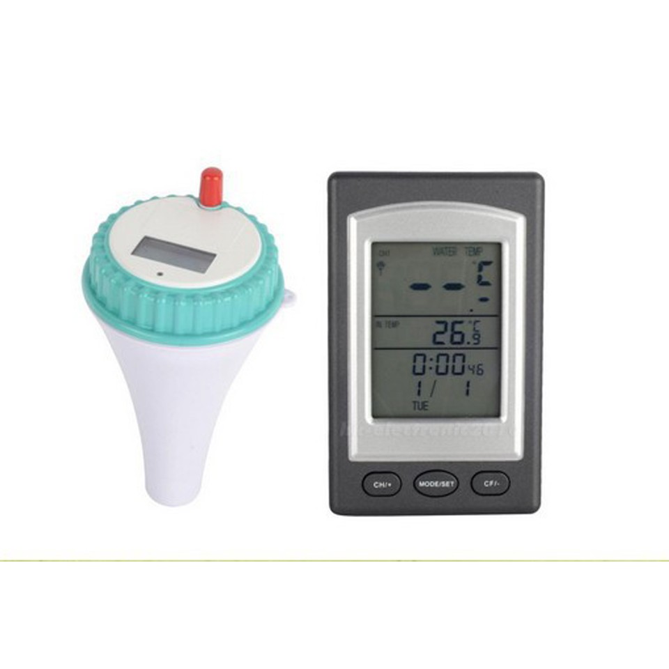 Wireless Digital Floating Swimming Pool Thermometer Water Temperature ...