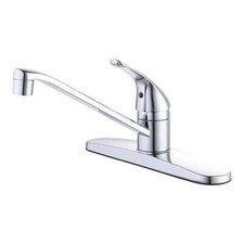 Glacier Bay Single Handle Standard Kitchen Faucet in Stainless Steel