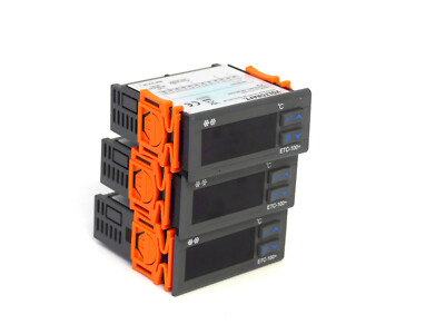 3 X VOLTCRAFT ETC-100+ Temperature Controllers