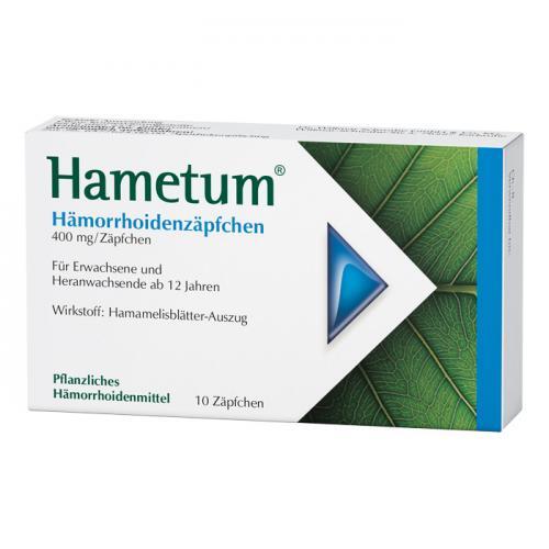 3x HAMETUM Hämorrhoiden Zäpfchen 10 St PZN: 7619493