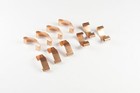 Lot of 10 219S60 Tech-Etch EMI Spring Finger Gasket 0.6" x 0.187" x 0.19" Copper