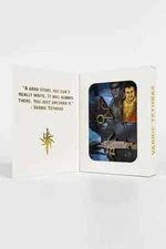 Dragon Age Varric Bianca Crossbow Necklace 3 Figure Pin Set Box Official Bioware