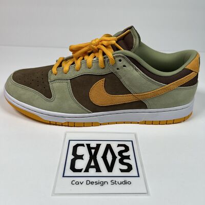 Nike Dunk Low SE Dusty Olive/Pro Gold 2024 SB Laces DH5360-300