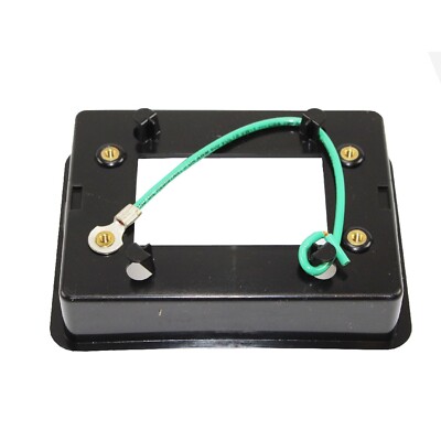 Lot of 2 Wiremold 880MPA Walker Rectangular PVC Floor Box Adapter Black