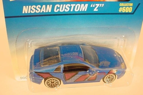 HOT WHEELS COLLECTOR # 600 DARK BLUE NISSAN CUSTOM Z